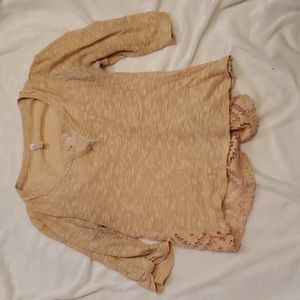 Light orange/coral shirt